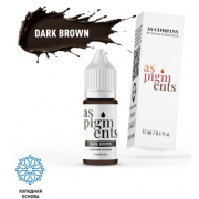 Пигмент AS Company для бровей Dark Brown 