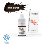 Пигмент AS Company для бровей Dark Brown 