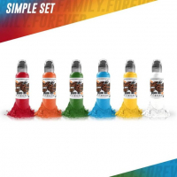 Набор пигментов World Famous Colors Simple Set - 7шт
